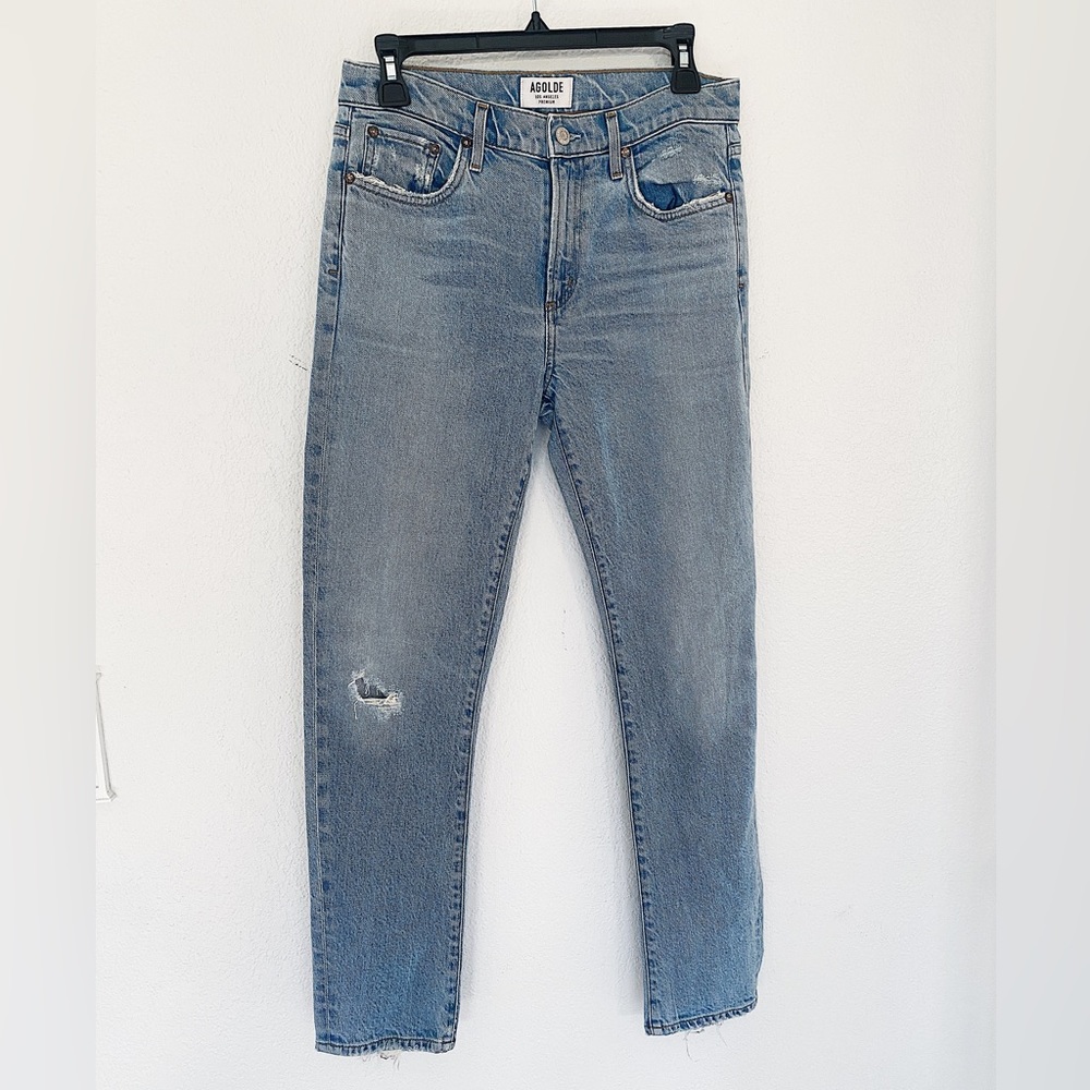 AGOLDE Toni daylight straight shooter women’s size 27